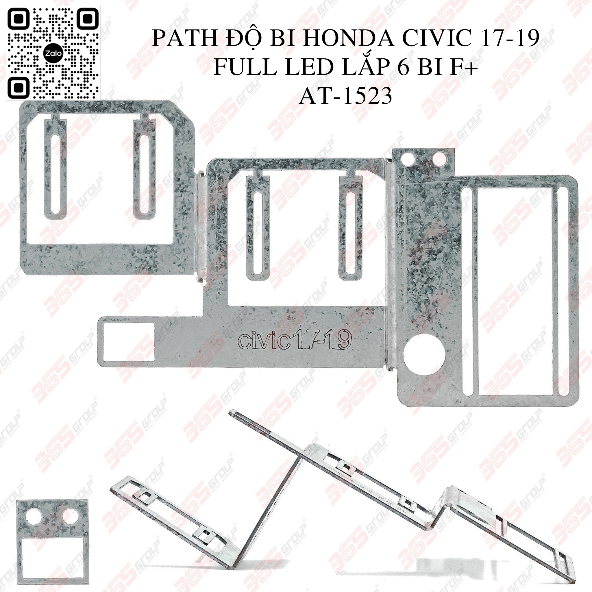 PATH ĐỘ BI HONDA CIVIC 17-19 FULL LED - LẮP 6 BI F+ - AT-1523